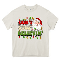 Cream don't stop believin Heavy Core Tee - BarkalooDesign
