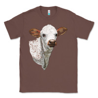 Chestnut Texas Longhorn Calf Face Classic Tee - LillyAllenDesigns