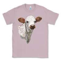 Lilac Texas Longhorn Calf Face Classic Tee - LillyAllenDesigns