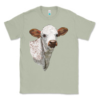 Matcha Texas Longhorn Calf Face Classic Tee - LillyAllenDesigns