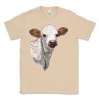 Mushroom Texas Longhorn Calf Face Classic Tee - LillyAllenDesigns