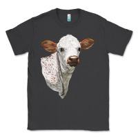 Smoke Texas Longhorn Calf Face Classic Tee - LillyAllenDesigns