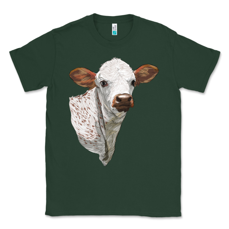 Texas Longhorn Calf Face Classic Tee by LillyAllenDesigns | Teevron