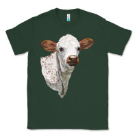 Sports Green Texas Longhorn Calf Face Classic Tee - LillyAllenDesigns