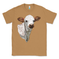 Toasted Coconut Texas Longhorn Calf Face Classic Tee - LillyAllenDesigns