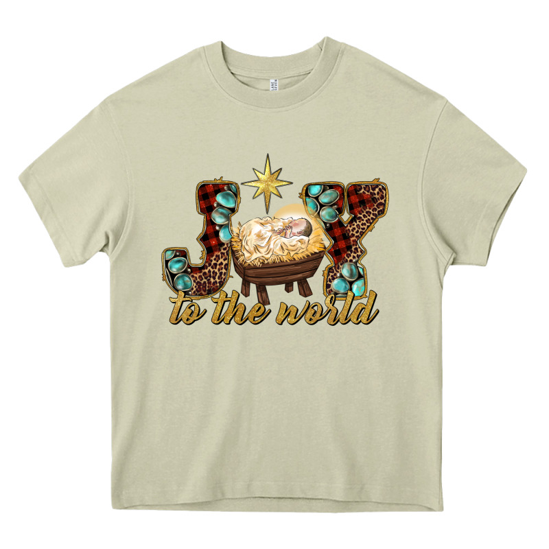 Joy To The World Heavy Core Tee by RanaPortraitStore | Teevron