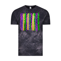 Cloud Black mardi gras brushstrokes Vintage Tee - AdoDesignShop