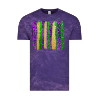 Cloud Purple mardi gras brushstrokes Vintage Tee - AdoDesignShop