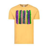 Vintage Mustard mardi gras brushstrokes Vintage Tee - AdoDesignShop