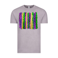Mardi Gras Brushstrokes Vintage Tee | Teevron