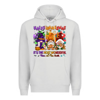 Dove Grey Hallothanksmas it's the most wonderful time of the Premium Hoodie - NancyCooperArtShop