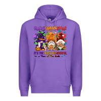 Purple Hallothanksmas it's the most wonderful time of the Premium Hoodie - NancyCooperArtShop