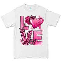 White Love Cancer with Heart Premium Tee - texasbilliewilder