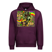 Mauve Wine St. Pat Rex Day Urban Hoodie - CowGirlArtShop