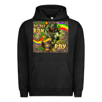 Pigment Black St. Pat Rex Day Urban Hoodie - CowGirlArtShop
