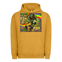 Pigment Peanut Butter St. Pat Rex Day Urban Hoodie - CowGirlArtShop