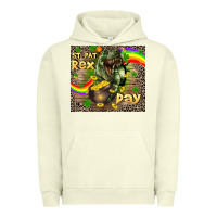 Pigment Pistachio St. Pat Rex Day Urban Hoodie - CowGirlArtShop