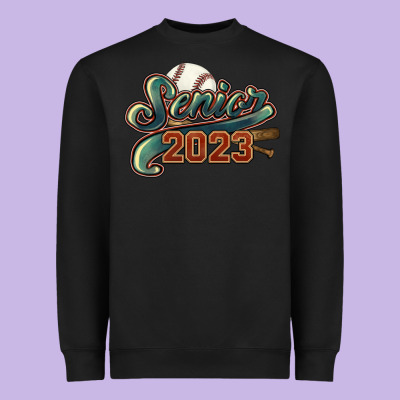 Senior 2023 Baseball Heavyweight Sweatshirt Designed By Nancycooperartshop