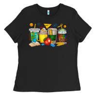 Black teacher coffee cups tbw Ladies Tee - texasbilliewilder