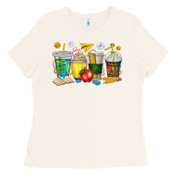 Teacher Coffee Cups Tbw Ladies Tee | Teevron