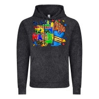 Vintage Black my child is non verbal but her mama aint afro hand rana Vintage Hoodie - RanaPortraitStore