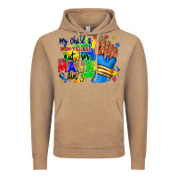 Vintage Coffee my child is non verbal but her mama aint afro hand rana Vintage Hoodie - RanaPortraitStore