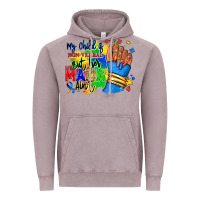 Vintage Zinc my child is non verbal but her mama aint afro hand rana Vintage Hoodie - RanaPortraitStore