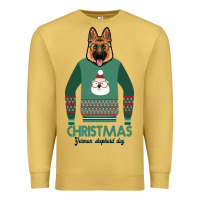 Antique Gold German shepherd dog Christmas Premium Sweatshirt - Bettercallsaul