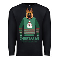 Black German shepherd dog Christmas Premium Sweatshirt - Bettercallsaul