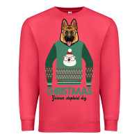 Cardinal German shepherd dog Christmas Premium Sweatshirt - Bettercallsaul