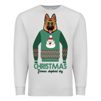 Dove Grey German shepherd dog Christmas Premium Sweatshirt - Bettercallsaul