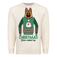 Sandshell German shepherd dog Christmas Premium Sweatshirt - Bettercallsaul