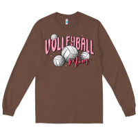 Chestnut volleyball mom Long Sleeve Tee - MaliasSmallBusiness