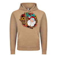 Vintage Coffee santa texas map Vintage Hoodie - JahusDesignShop