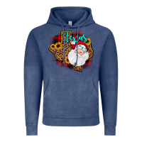 Vintage Denim santa texas map Vintage Hoodie - JahusDesignShop