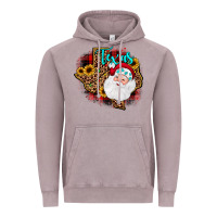 Vintage Zinc santa texas map Vintage Hoodie - JahusDesignShop