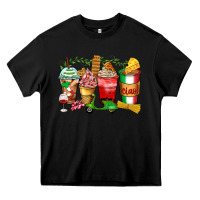 Black italy coffee cups Heavy Core Tee - Zillion Design Studio