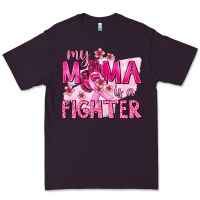 Plum My Mama Is a Fighter with Ribbon Premium Tee - texasbilliewilder