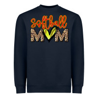 Navy softball mom Heavyweight Sweatshirt - NancyCooperArtShop