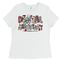 White dental assistant Ladies Tee - Zillion Design Studio