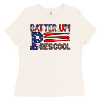 Bone batter up preschool Ladies Tee - JahusDesignShop