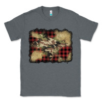 Charcoal Heather buffalo plaid christmas camouflage glitter background Classic Tee - Jasminsmagicworld