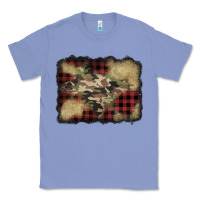 Colony Blue buffalo plaid christmas camouflage glitter background Classic Tee - Jasminsmagicworld