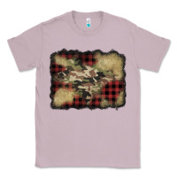 Lilac buffalo plaid christmas camouflage glitter background Classic Tee - Jasminsmagicworld