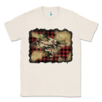 Natural buffalo plaid christmas camouflage glitter background Classic Tee - Jasminsmagicworld