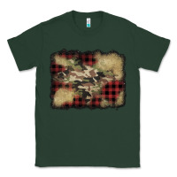 Sports Green buffalo plaid christmas camouflage glitter background Classic Tee - Jasminsmagicworld