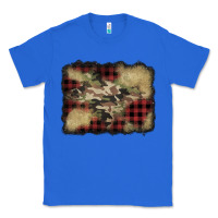 True Royal buffalo plaid christmas camouflage glitter background Classic Tee - Jasminsmagicworld