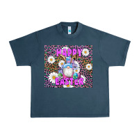 Midnight Navy easter happy easter gnomes bunny daisys Urban Heavy Tee - Artiststas