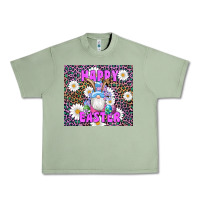 Oil Green easter happy easter gnomes bunny daisys Urban Heavy Tee - Artiststas