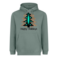 Sage Happy Holidays Tree Heavyweight Hoodie - Bettercallsaul
